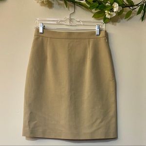 Michael Khors Light Tan Pencil Skirt Size 6